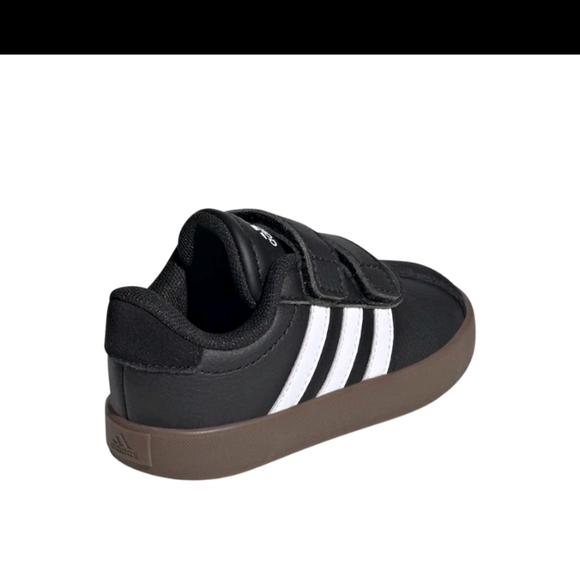 Adidas Kid's Unisex VL Court 3.0 CF I Leather Sneaker - Picture 3 of 9